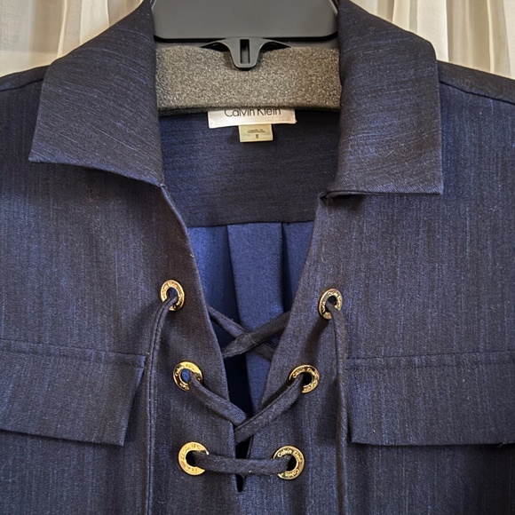 Calvin Klein navy dress - Picture 2 of 2